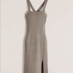 Abercrombie and Fitch Crossback Knit Midi Dress